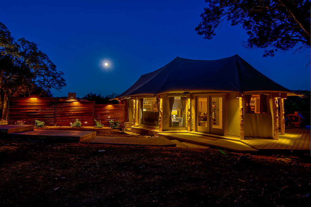 Get away while giving back to foster children at stunning Hill Country glamping spot