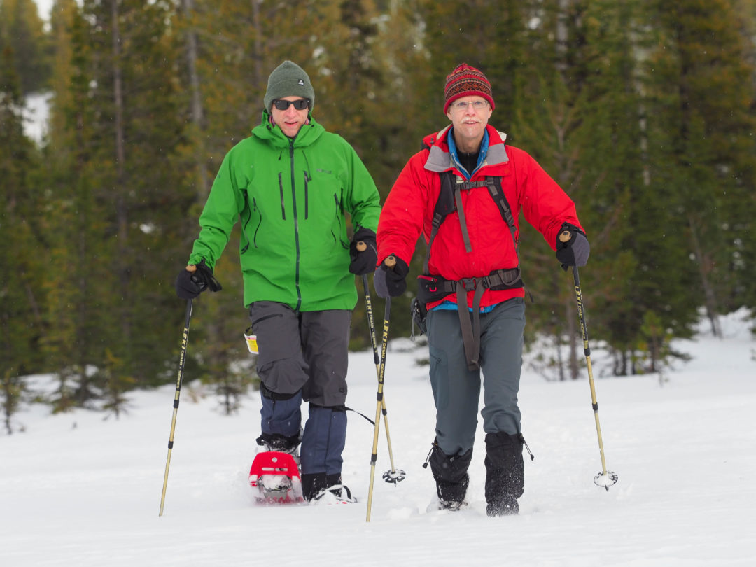 Skiing, snowshoeing and biking in breathtaking Banff