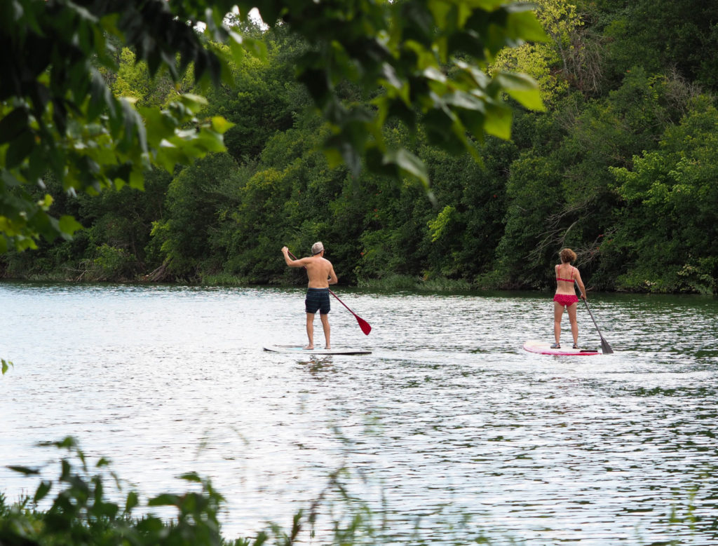 places to paddle in Central Texas