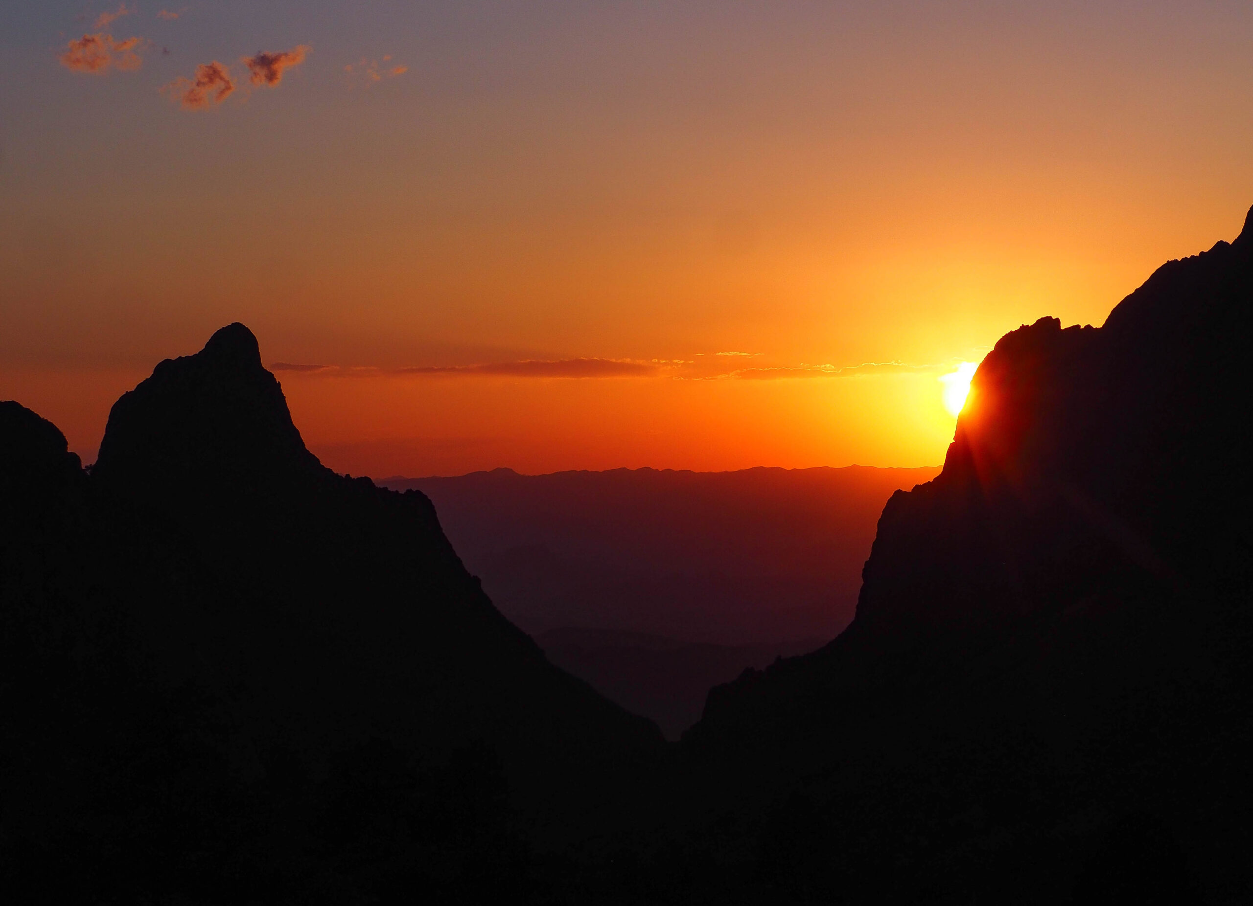 sunset Big Bend