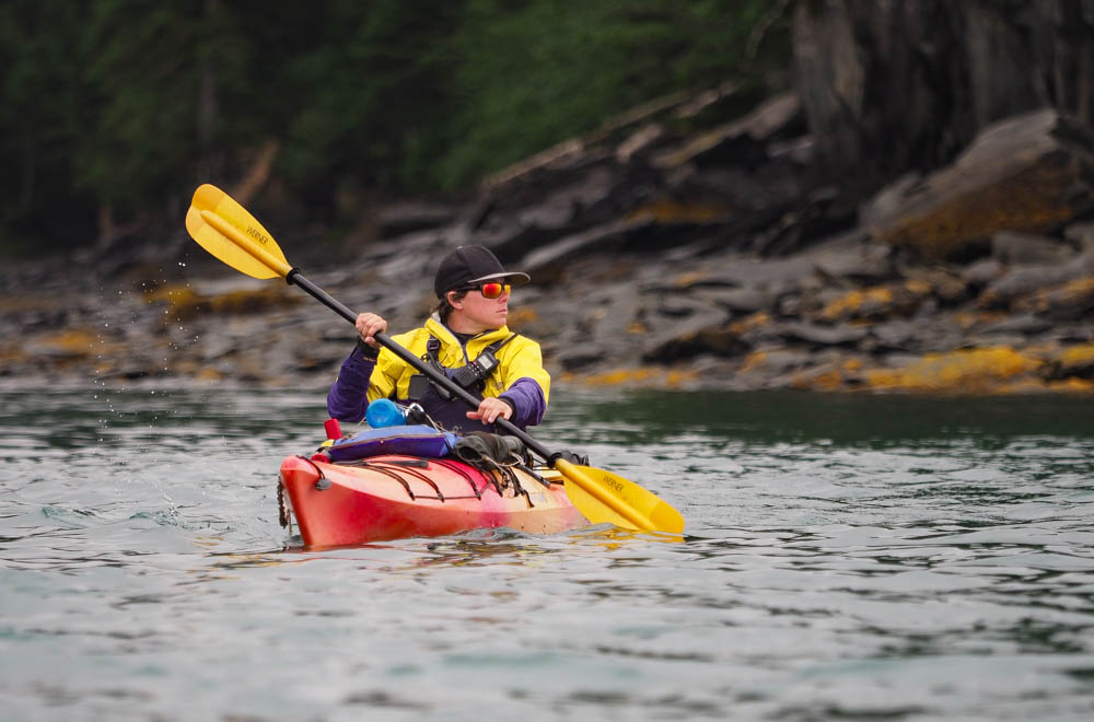 Alaska sea kayaking