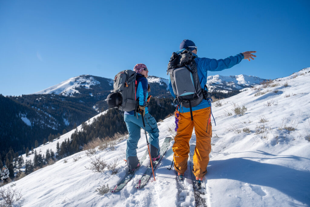 backcountry skiing idaho