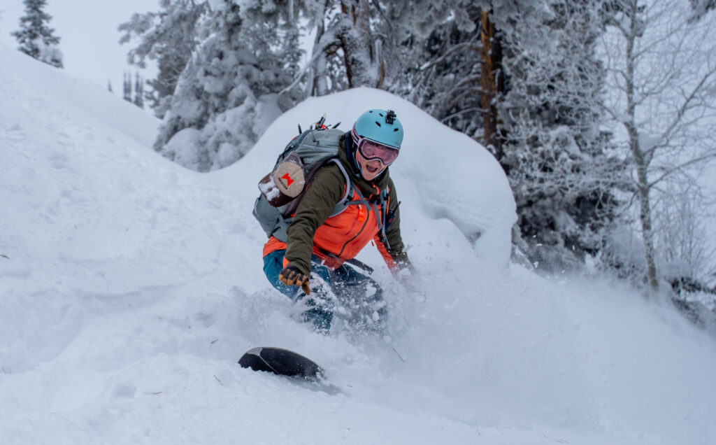 Backcountry skiing