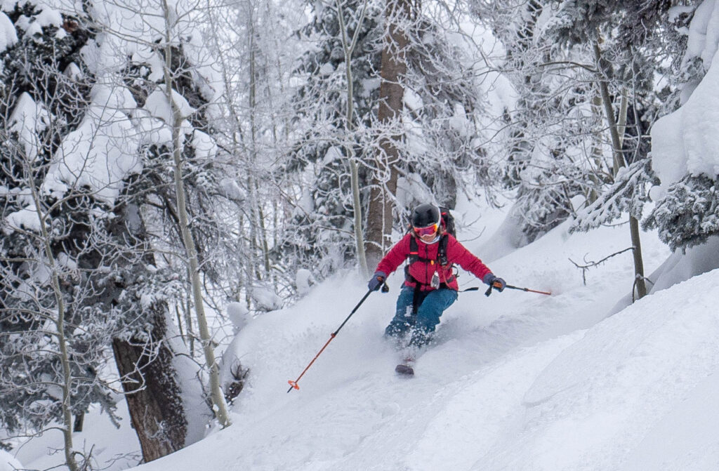 Backcountry skiing