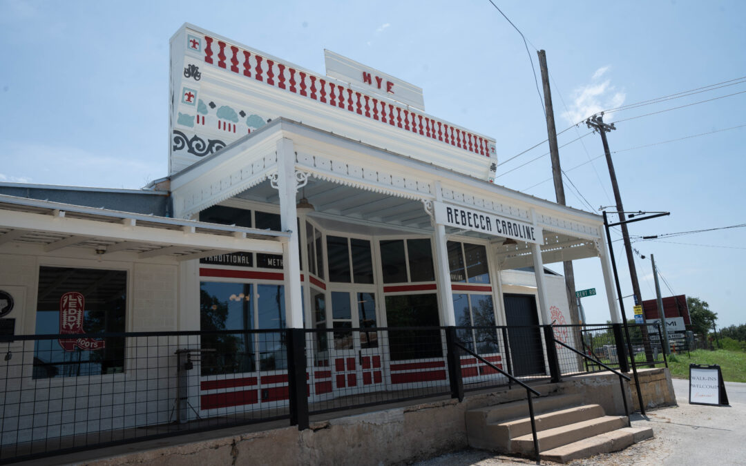 In Hye, Texas, sample Rebecca Caroline sparkling wines in a historic post office